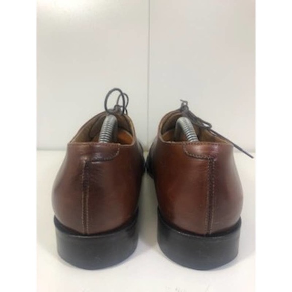 John W Nordstrom Almond Toe Lace-Up Dress Shoes Brown Leather Men\'s US 10 M main image 6